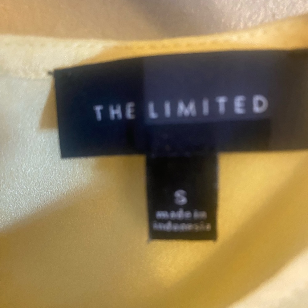 The Limited Yellow Ruffle Sleeve Blouse - Picture 3 of 5